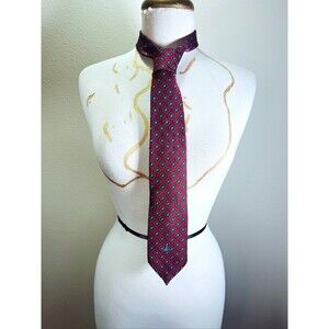 Lavin Men's Tie Vintage 90's Preppy Outerwear Sophisticated Layer Designer